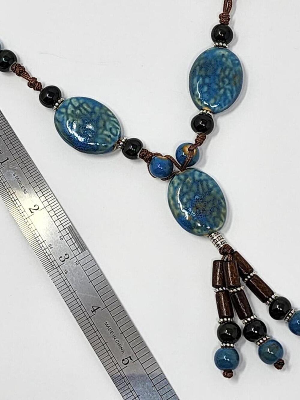 Ocean Breeze Boho Statement Necklace View 5